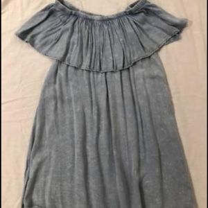 Strapless summer dress